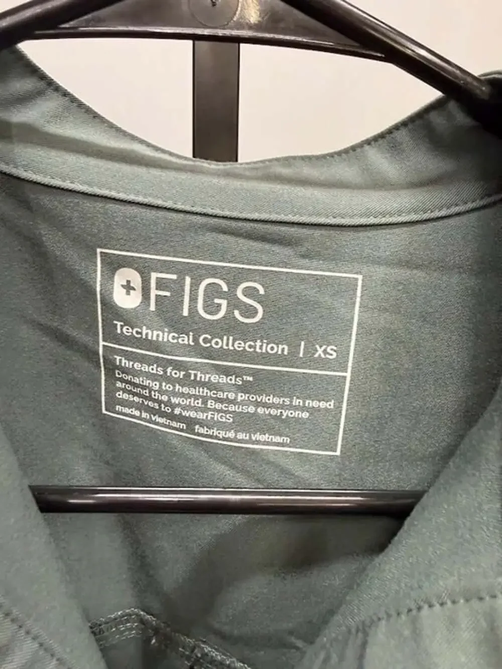 FIGS Rafaela Oversized Scrub Top in Bonsai